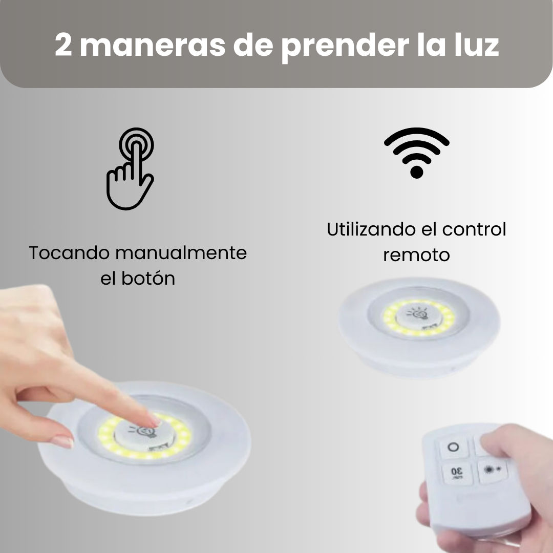 Lámpara inalámbricas InstaLight™ (Kit x3)