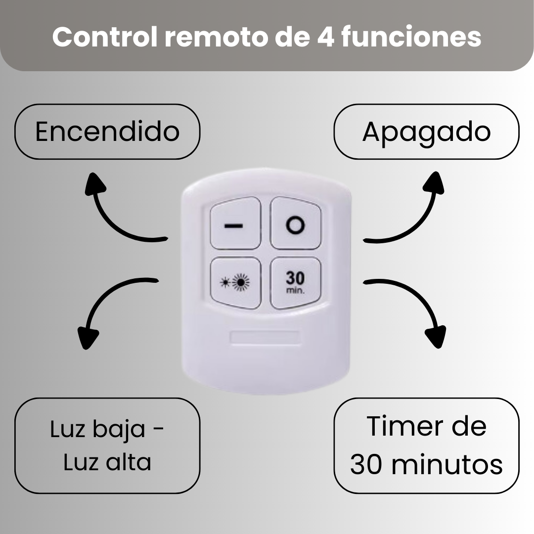 Lámpara inalámbricas InstaLight™ (Kit x3)