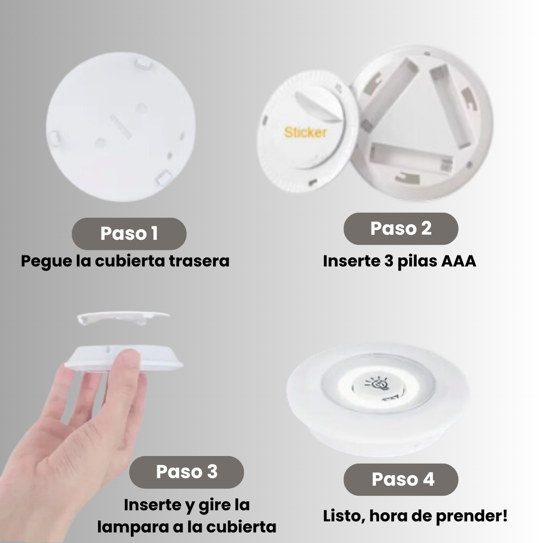 Lámpara inalámbricas InstaLight™ (Kit x3)